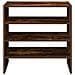 Scarpiere 2 pz Impilabili Rovere Fumo 60x30x30,5 cm - Foto miniatura 4