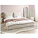 Letto Tessuto Bajonna 180 X 200 Cm Beige Chiaro - Foto miniatura 1
