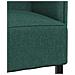 Divano alto Verde scuro 109 x 56 x 121 cm Tessuto - Foto miniatura 8
