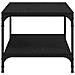 Tavolino da salotto Rovere nero 80 x 50 x 40 cm - Foto miniatura 6