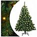 Albero di Natale artificiale con 150 LED Verde 120 cm PE e PVC - Foto miniatura 1