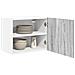 Armadio pensile Riga Grigio Sonoma e Bianco 50 x 31 x 40 cm - Foto miniatura 3