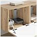 Mobile TV da parete 2 pcs Rovere Artigianale 60 x 31 x 29.5 cm - Foto miniatura 4