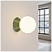 Lampada A Parete Zori Verde Ip44 Sl. 1894 - Minimalist Lampada Da Parete Verde Oliva 12x12x16 Cm - Foto miniatura 4