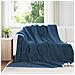 Coperta Blu navy 220 x 240 cm Panno - Foto miniatura 2