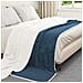 Coperta Blu navy 220 x 240 cm Panno - Foto miniatura 3