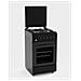 Cucina 4 Fuochi Forno a gas 50x50 cm 55 G40F BLACK - Foto miniatura 1