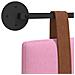 Testata appesa Tinta unita Rosa 150 x 55 x 5 cm PU Antico - Foto miniatura 9
