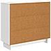 Credenza Bianco Lucido 89 x 34,5 x 80 cm Legno ingegnerizzato - Foto miniatura 6