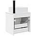 Mobile lavabo da parete Bianco 49 x 41 x 63 cm - Foto miniatura 3