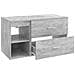 Set di mobili per il bagno 2 pcs Grigio Cemento - Foto miniatura 7