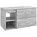 Set di mobili per il bagno 2 pcs Grigio Cemento - Foto miniatura 1