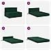 Divano Letto Pieghevole Verde Scuro 70 x 80 x 60 cm Tessuto - Foto miniatura 7