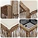 Set Divano da Giardino 9 pcs Beige polyrattan - Foto miniatura 7