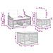 Set Divano da Giardino 9 pcs Beige polyrattan - Foto miniatura 9