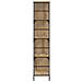 Libreria Rovere artigianale 78,5 x 33 x 153 cm metallo PB - Foto miniatura 5