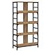 Libreria Rovere artigianale 78,5 x 33 x 153 cm metallo PB - Foto miniatura 6
