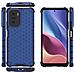 Coperchio A Nido D'ape Con Bumper In Tpu, Progettato Per Xiaomi Redmi K40 Pro+ / K40 Pro / K40 / Poco F3, Blu. - Foto miniatura 2