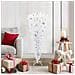 Albero di Natale artificiale Bianco 120 cm PVC e Acciaio - Foto miniatura 2