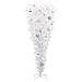Albero di Natale artificiale Bianco 120 cm PVC e Acciaio - Foto miniatura 3
