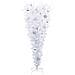 Albero di Natale artificiale Bianco 120 cm PVC e Acciaio - Foto miniatura 4