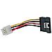 cavo sata alimentazione da 4pin maschio 3,5" (alim.) a 15pin power sata femmina (hdd) , chiusura a scatto - Foto miniatura 1