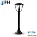 Palo Da Giardino 60 Cm Lampione Segnaviali Da Terra E27 Ip44 Esterno Vt-736 7059 - Foto miniatura 1