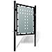 Cancello Cancelletto Per Recinzione Singolo Nero 100 X 125 Cm - Foto miniatura 3