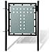 Cancello Cancelletto Per Recinzione Singolo Nero 100 X 125 Cm - Foto miniatura 1