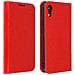 Custodia Apple Iphone Xr In Pelle Portafoglio Funzione Supporto Rosso - Foto miniatura 1