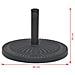 Base Per Parasole Circolare In Resina Nera 29 Kg - Foto miniatura 7