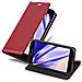 Custodia Compatibile Con Samsung Galaxy A3 2017 In Rosso Mela - Coperchio Protettiva Con Chiusura Magnetica, Funzione Stand E Tasca Per Le Carte - Foto miniatura 1