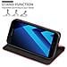 Custodia Compatibile Con Samsung Galaxy A3 2017 In Rosso Mela - Coperchio Protettiva Con Chiusura Magnetica, Funzione Stand E Tasca Per Le Carte - Foto miniatura 7