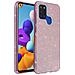 Cover Samsung Galaxy A21s Semi-rigida Con Paillette Amovibili Rosa - Foto miniatura 5