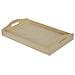 Piccolo Vassoio Legno Con Maniglie | 30 X 20 X 6,3 Cm | Per Servire Cibo, Colazione, Caffè E Dolci | Perfetto Per Decorare La Cucina, Soggiorno E Sala Da Pranzo | Decoupage - Foto miniatura 1