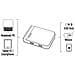 00054546 USB 3.0 (3.1 Gen 1) Type-A / Type-C Nero, Argento lettore di schede - Foto miniatura 6