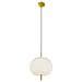 Esclusiva Lampada A Sospensione A Led Oro Bianco - Apple - Foto miniatura 2