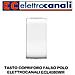 Tasto Copriforo Falso Polo Bianco 1 Modulo Ecl4080wh - Foto miniatura 1