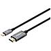 153591 cavo e adattatore video 1 m HDMI tipo A (Standard) USB tipo-C Nero, Grigio - Foto miniatura 1
