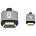 153591 cavo e adattatore video 1 m HDMI tipo A (Standard) USB tipo-C Nero, Grigio - Foto miniatura 3