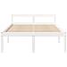 Letto per Anziani Bianco 120x190 cm Small Double Legno di Pino - Foto miniatura 5
