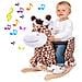 Giraffa A Dondolo Cavalcabile Peluche Giocattolo Bambini Con Effetti Sonori - Foto miniatura 1