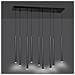 Lampada A Sospensione Selter - Nero - Acciaio Verniciato A Polvere - 92x120x22 Cm - Foto miniatura 8
