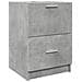 Mobile Lavabo Grigio Cemento 80x33x60 Cm In Legno Multistrato - Foto miniatura 2