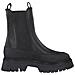 Black Casual Closed Booties Stivaletti Pelle Scarpe Donna Nero Eu 37, 1-25461-29 064 - Foto miniatura 3
