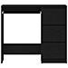 Scrivania Rovere Nera 90x45x76 cm in Legno Multistrato - Foto miniatura 4