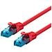 TCU55U0025R cavo di rete Rosso 0,25 m Cat5e U /UTP (UTP) - Foto miniatura 1