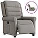 Poltrona Elettrica Reclinabile Tortora in Tessuto - Foto miniatura 1