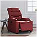 Poltrona Reclinabile Elettrica Rosso Vino in Similpelle - Foto miniatura 2