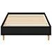 Struttura del letto 90x200 cm in Legno Ingegnerizzato Nero Rovere - Foto miniatura 6